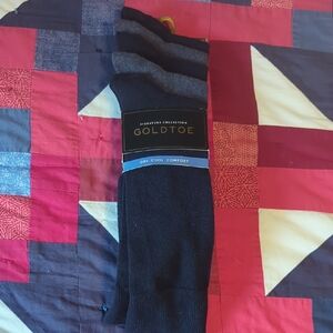 Gold Toe Black and Gray Dress Socks